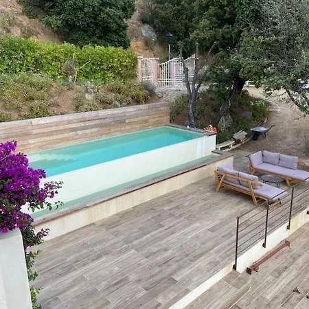 Ideal 2 Couples , Appt Dans Villa, Vue Mer, Piscine. * לומיו